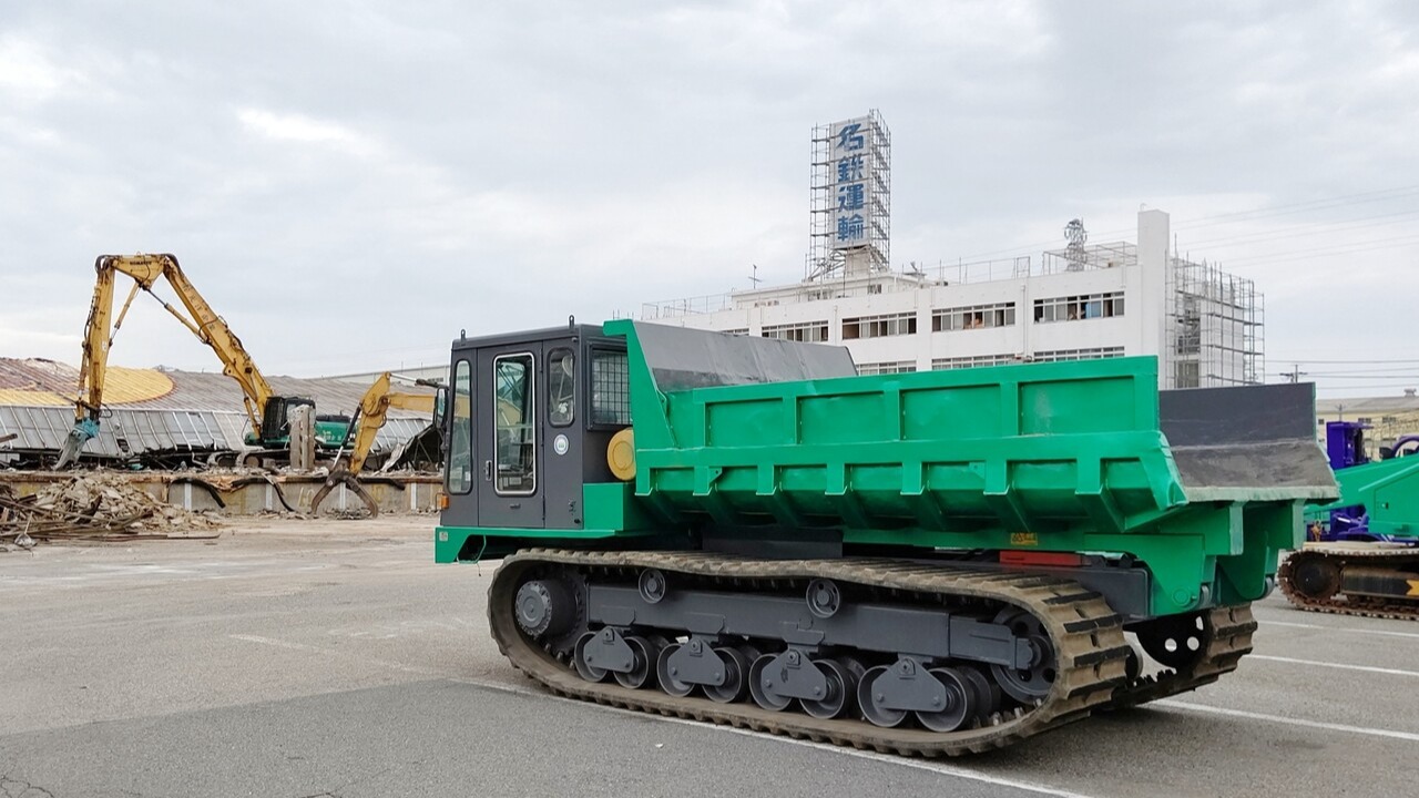 小牧市】旧名鉄運輸小牧支店の建物を解体工事中。その後は2025年度に