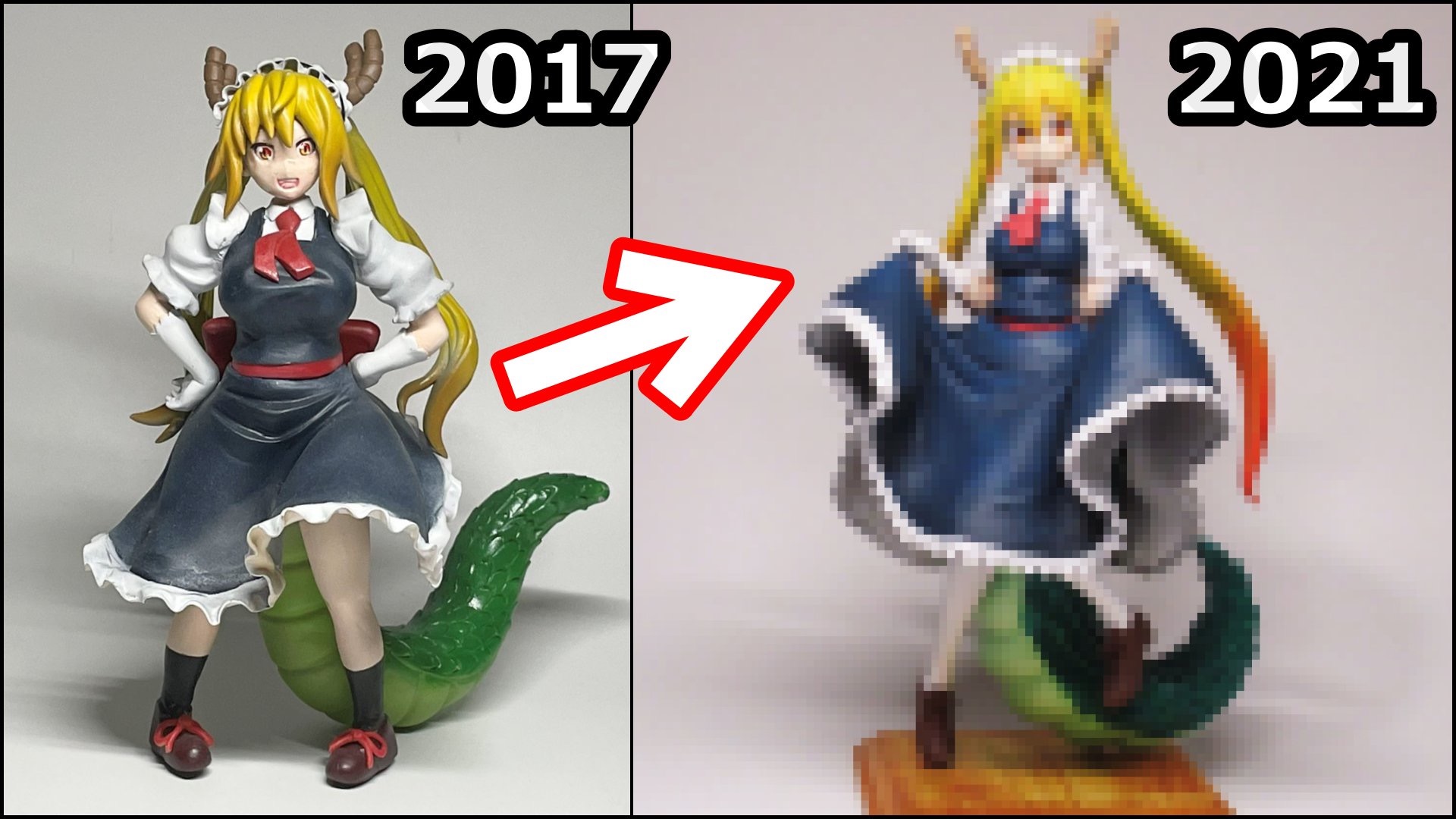 希少品 小林さんちのメイドラゴン トール フィギュア - その他