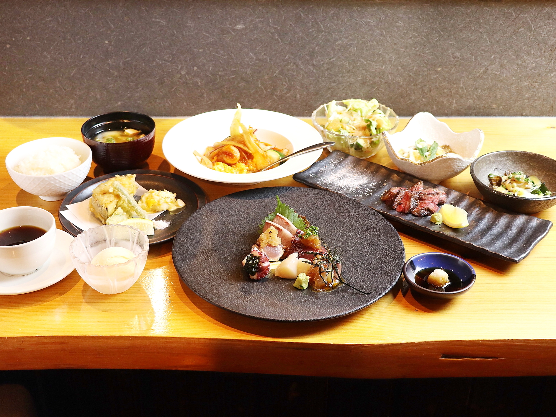 『魚酒肴 くぅ』月２回完全予約のランチコース（3,520円）