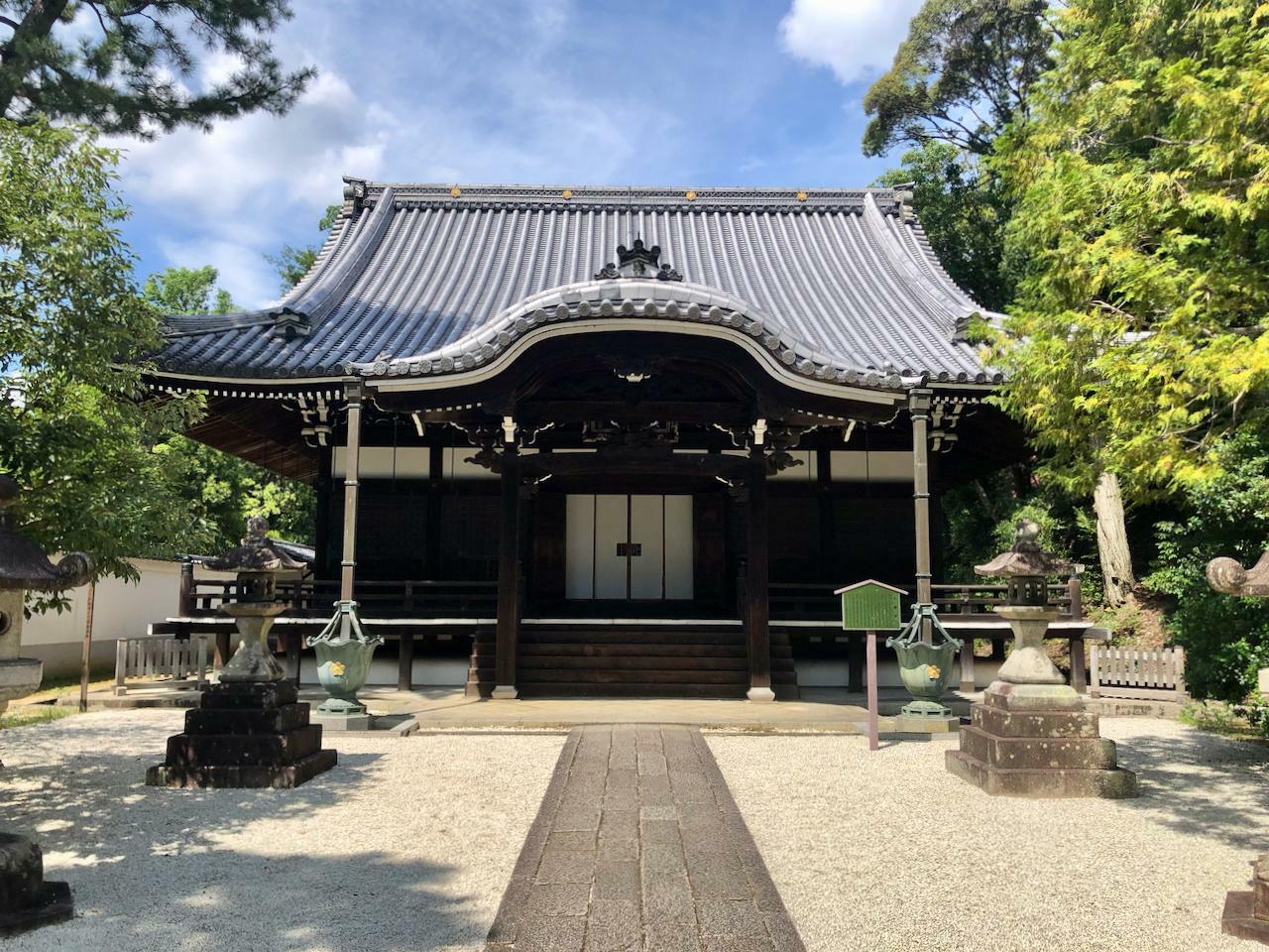 空海を祀る大師堂。京都府指定有形文化財