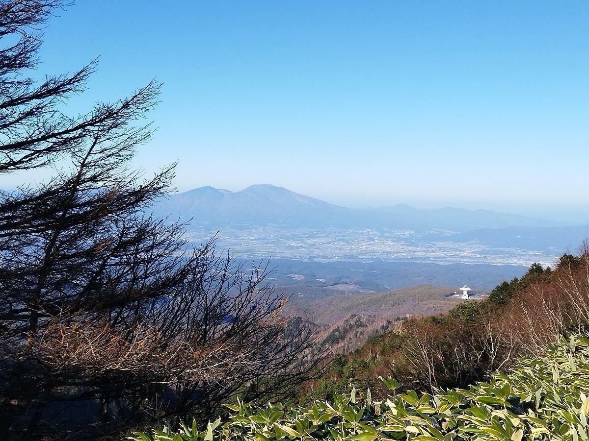 大河原峠からの浅間山方向