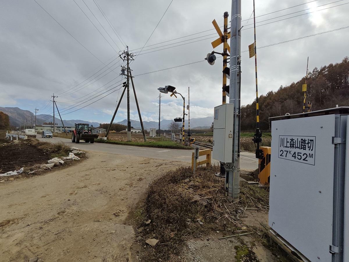 JR東日本川上森山踏切