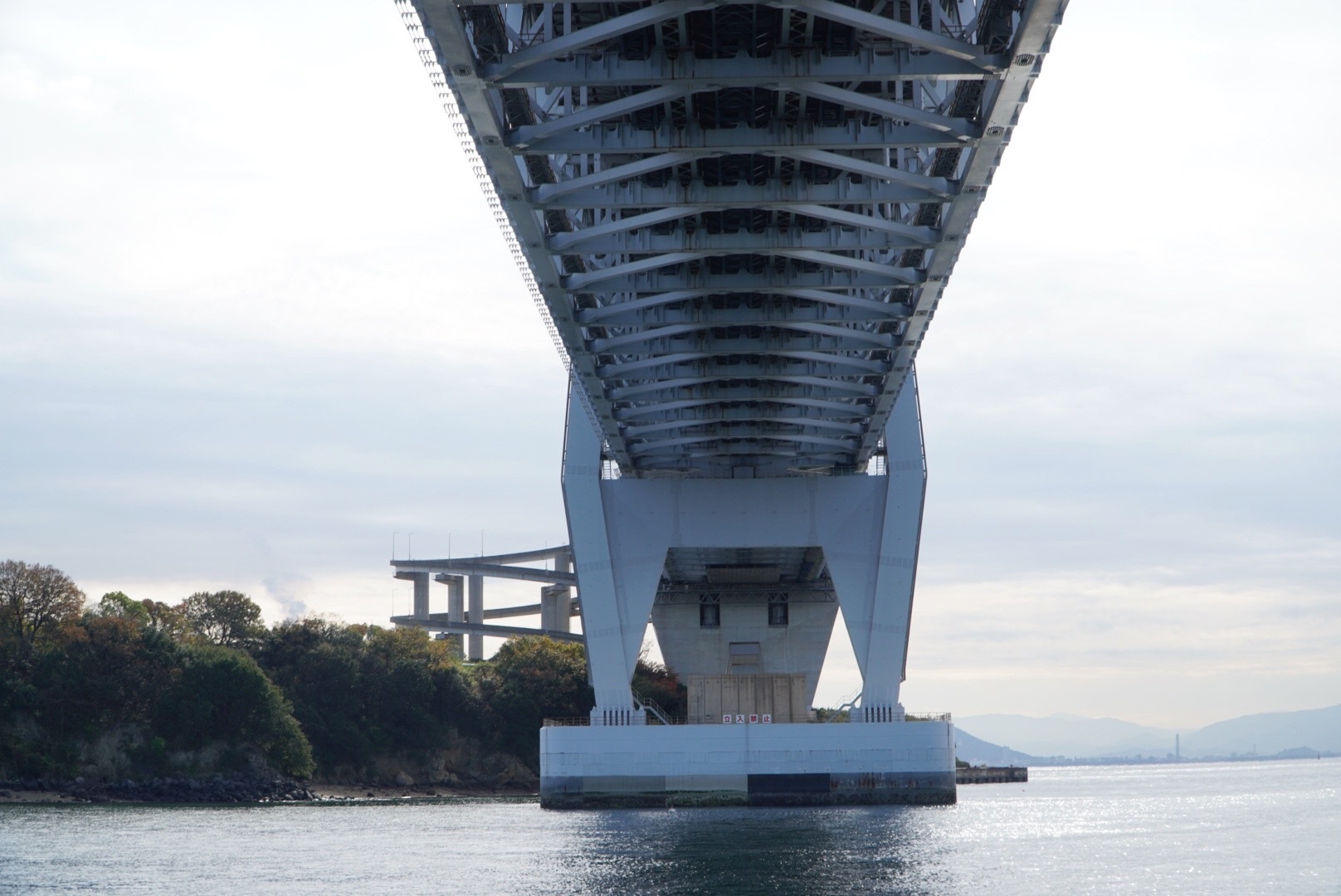 櫃石島橋の下をくぐりました