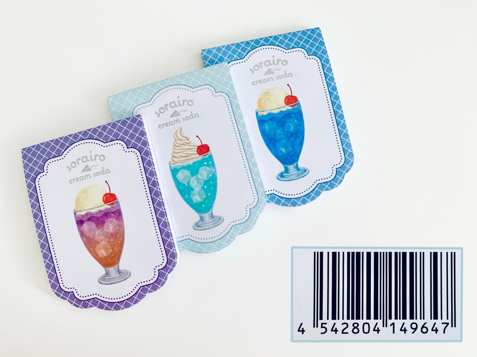 【希少】CREAM SODA クリームソーダ マッチ箱 ステッカー　メモ帳 希少】CREAM SODA クリームソーダ マッチ箱 ステッカー メモ帳