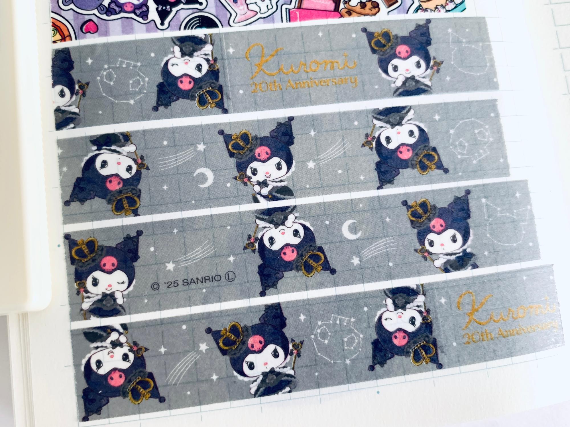 サンリオ　クロミ20周年　kuromi ダイソー クロミ×DAISO】ダイソー新商品！クロミ20周年！限定アクリル