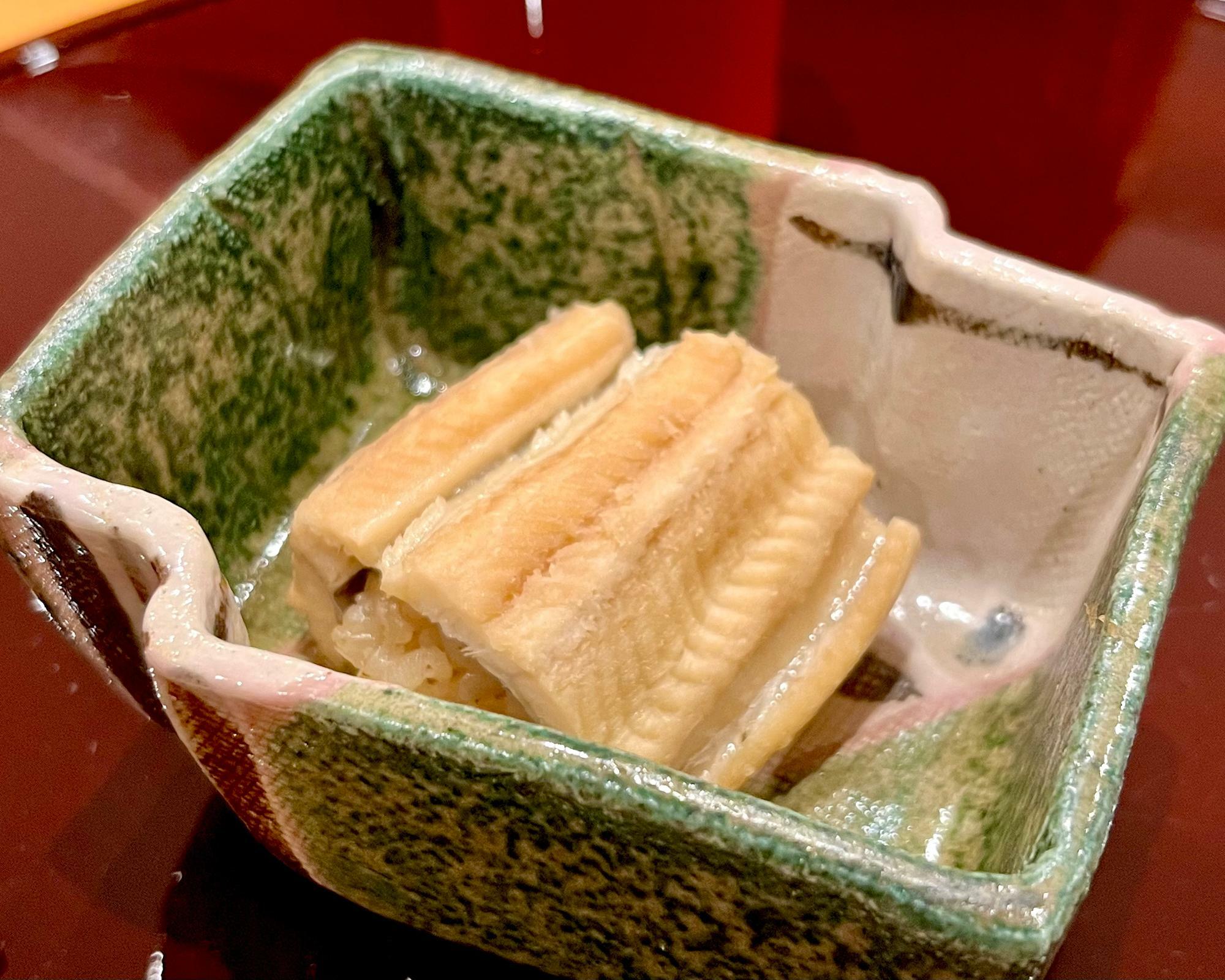 穴子蒸し寿司