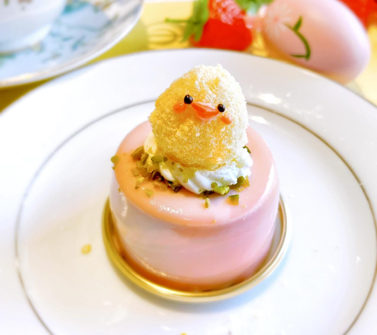 エッグタワーケーキ&タルトひよこ(黄色)