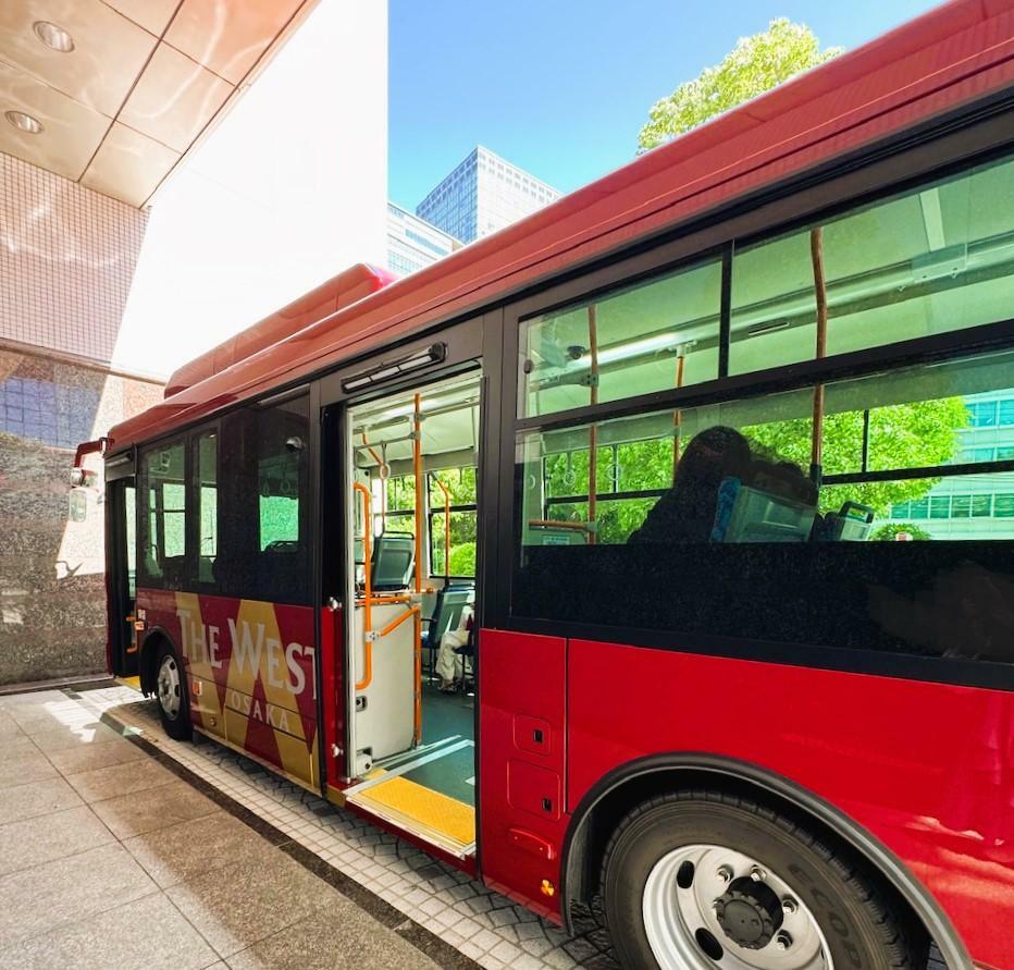 JR大阪駅桜橋口とホテル間を無料シャトルバスが運行