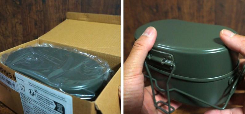 らすた　インドネシア軍飯ごう【未使用品】現品限り 価格破壊中！？大人気の戦闘飯盒2型が、2000円を切り、1300円