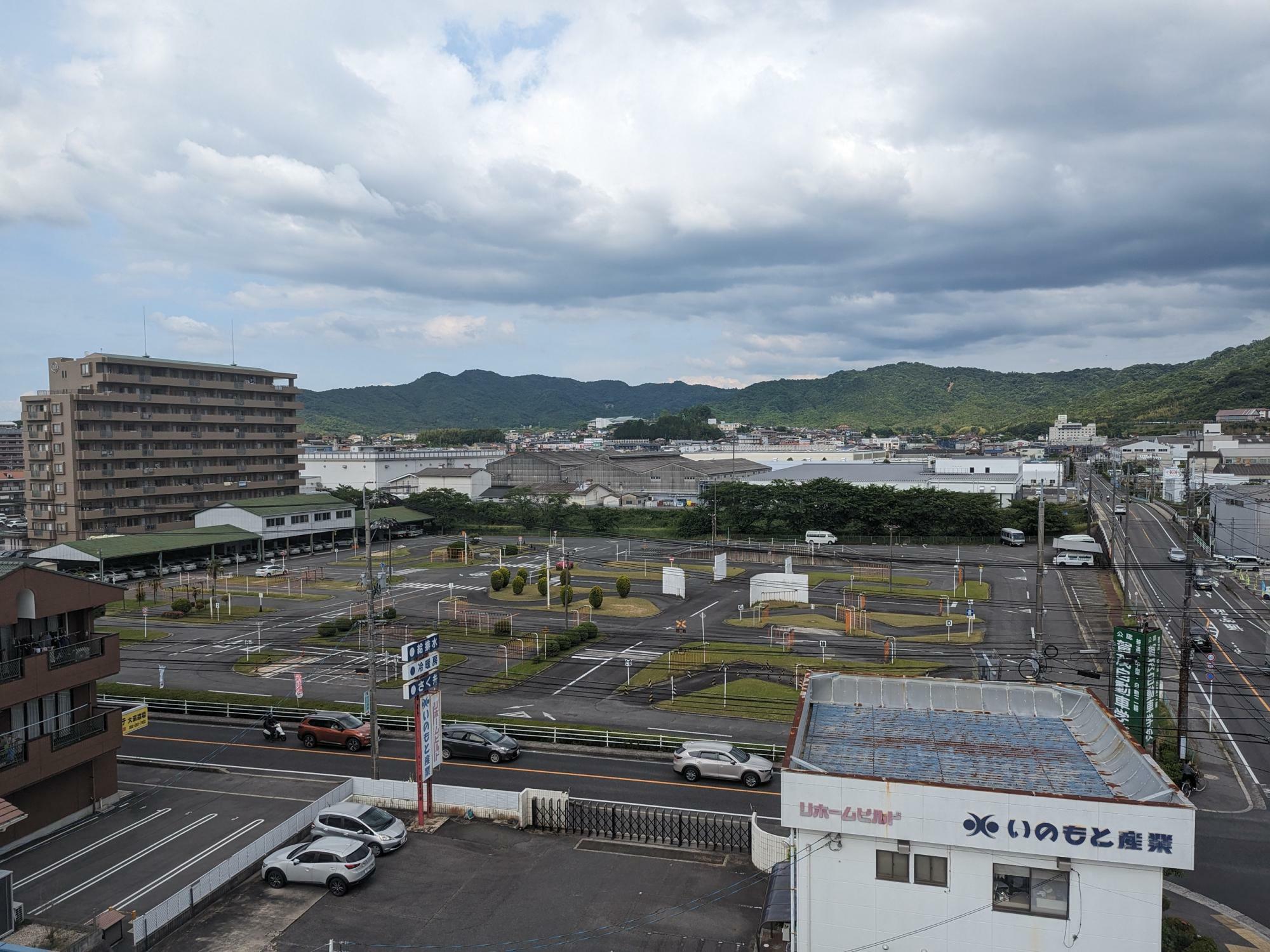 高所作業車からの景色