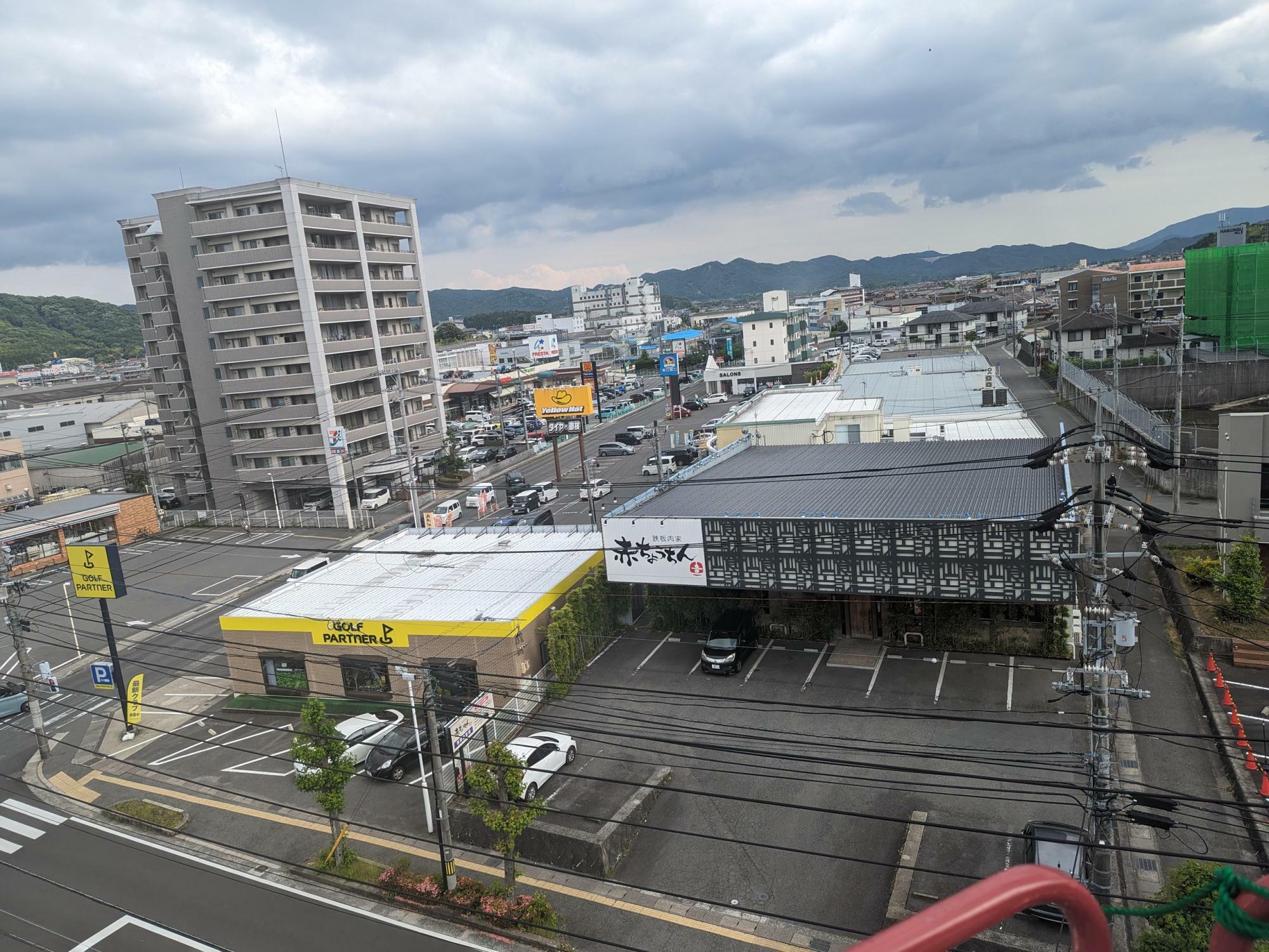 高所作業車からの景色