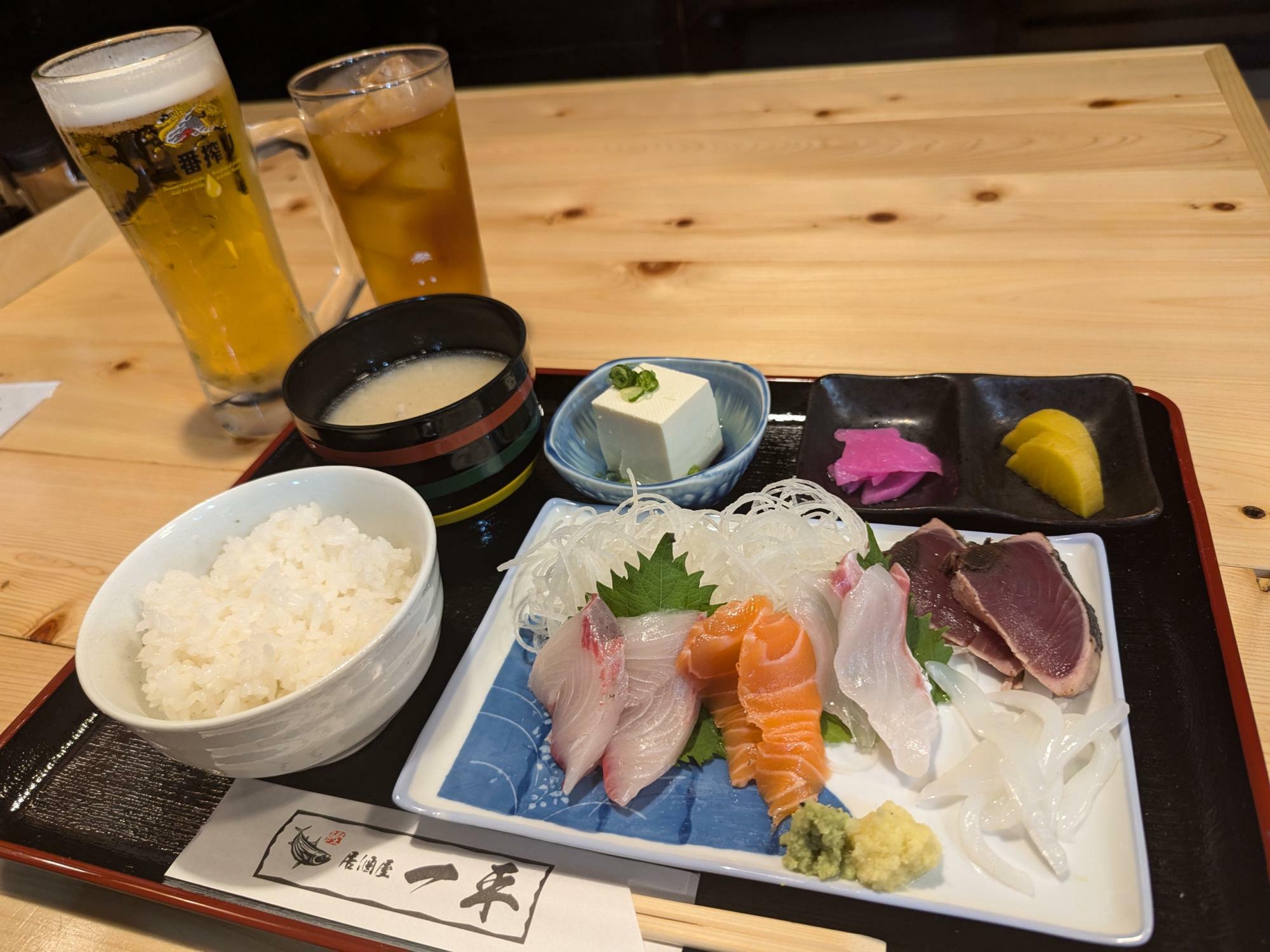 お刺身定食