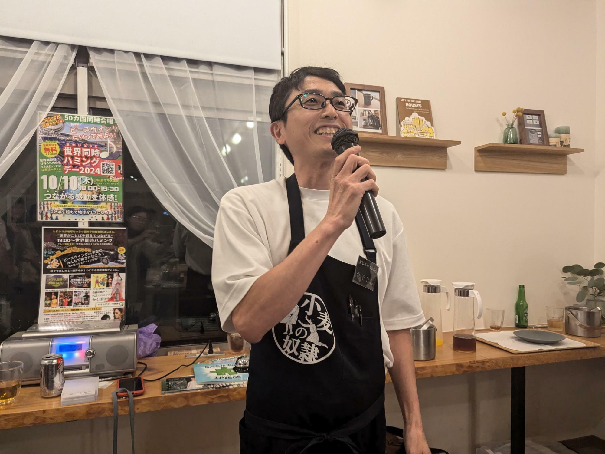 小麦の奴隷東広島高屋店の店長の加藤さん