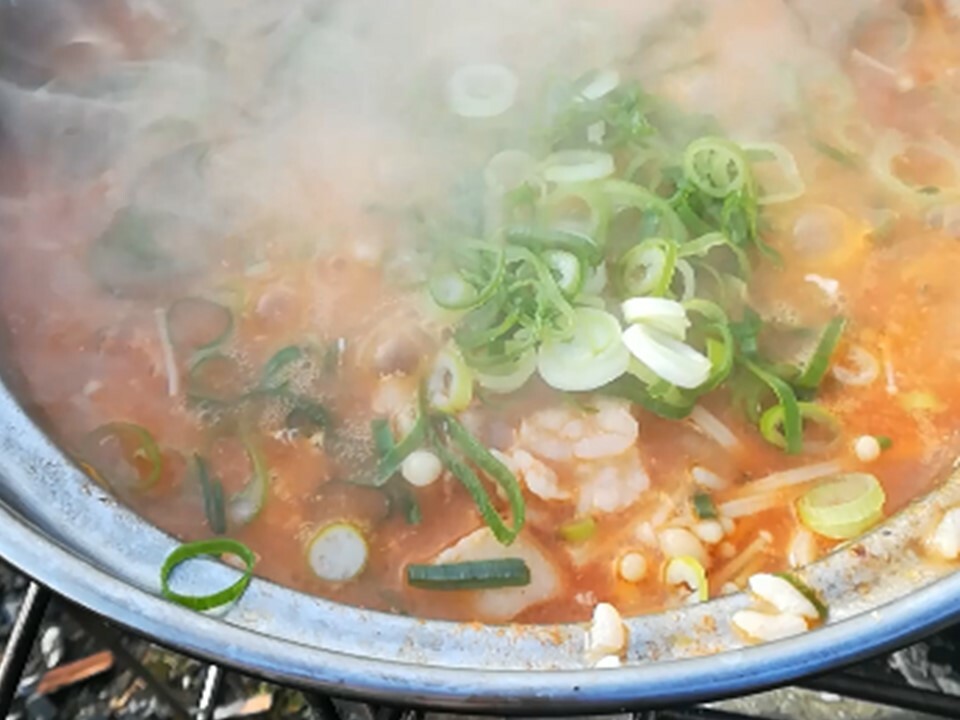 その時に作ったキムチ雑炊