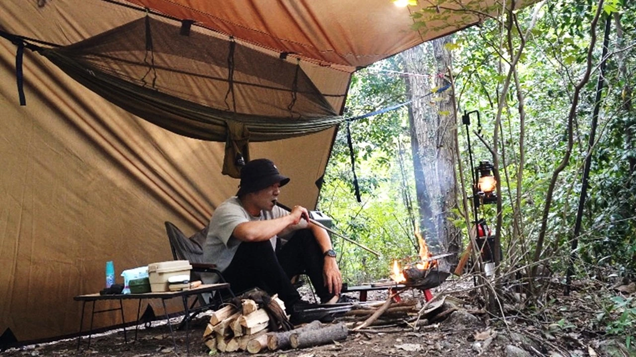 実体験】キャンプ初心者がハンモックだけで森の中に一泊してみたら