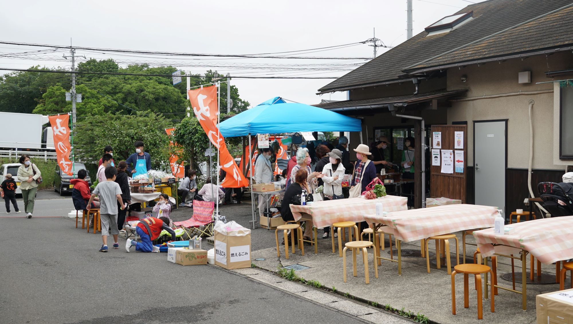 前回開催時の様子 資料提供：みのり福祉会 カフェ＆ギャラリーみのり実行委員会