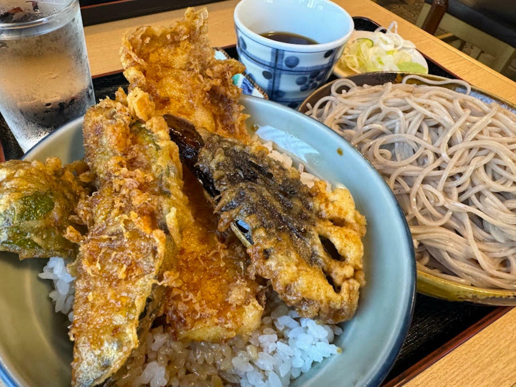 いか天丼セット