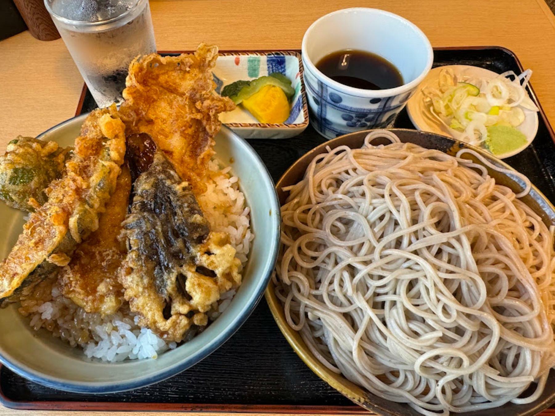 いか天丼セット