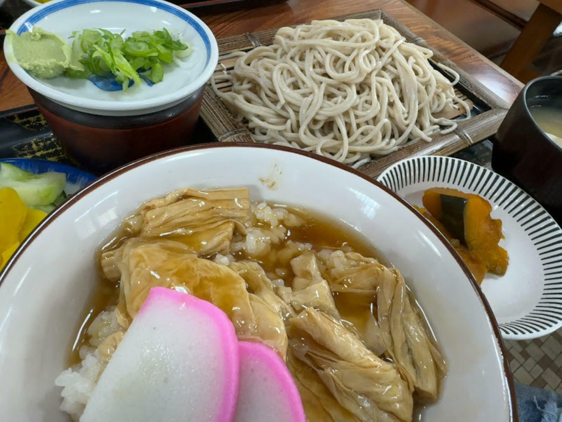 湯葉あんかけ丼セット