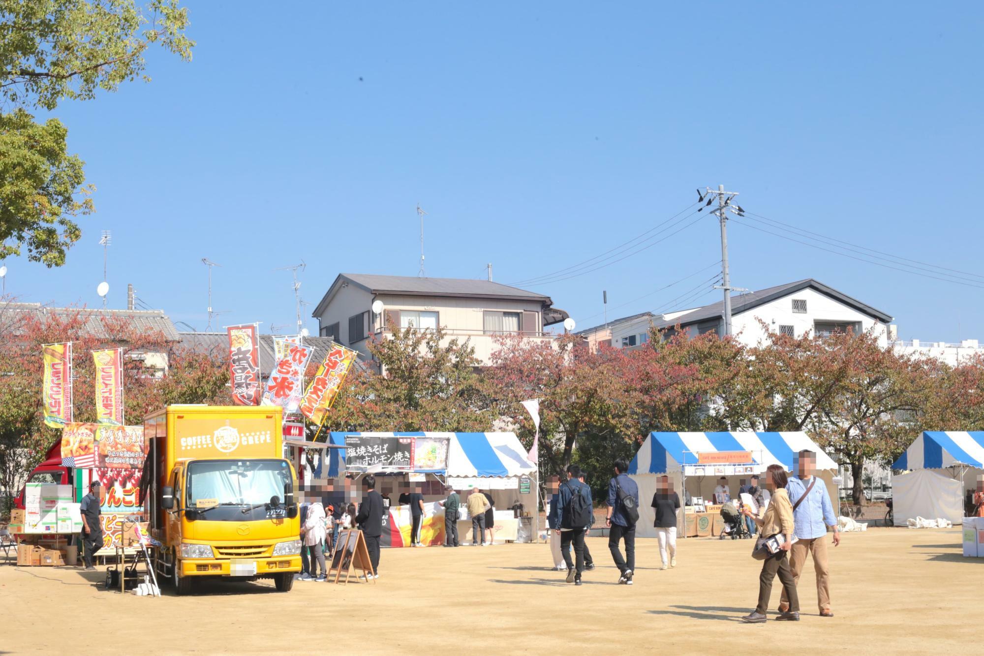 2023年の初本町公園のようす