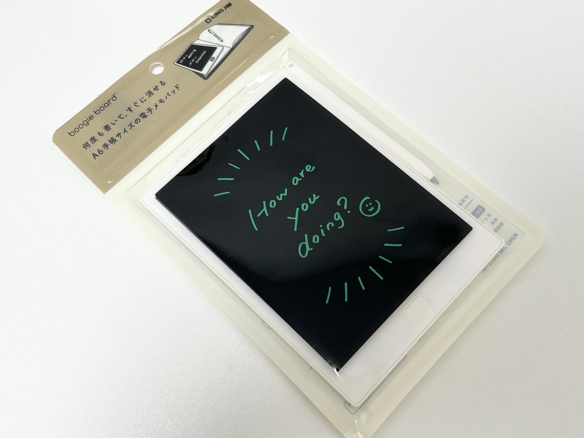 新メモ習慣】手帳派にもおすすめ！キングジム「ブギーボードA6