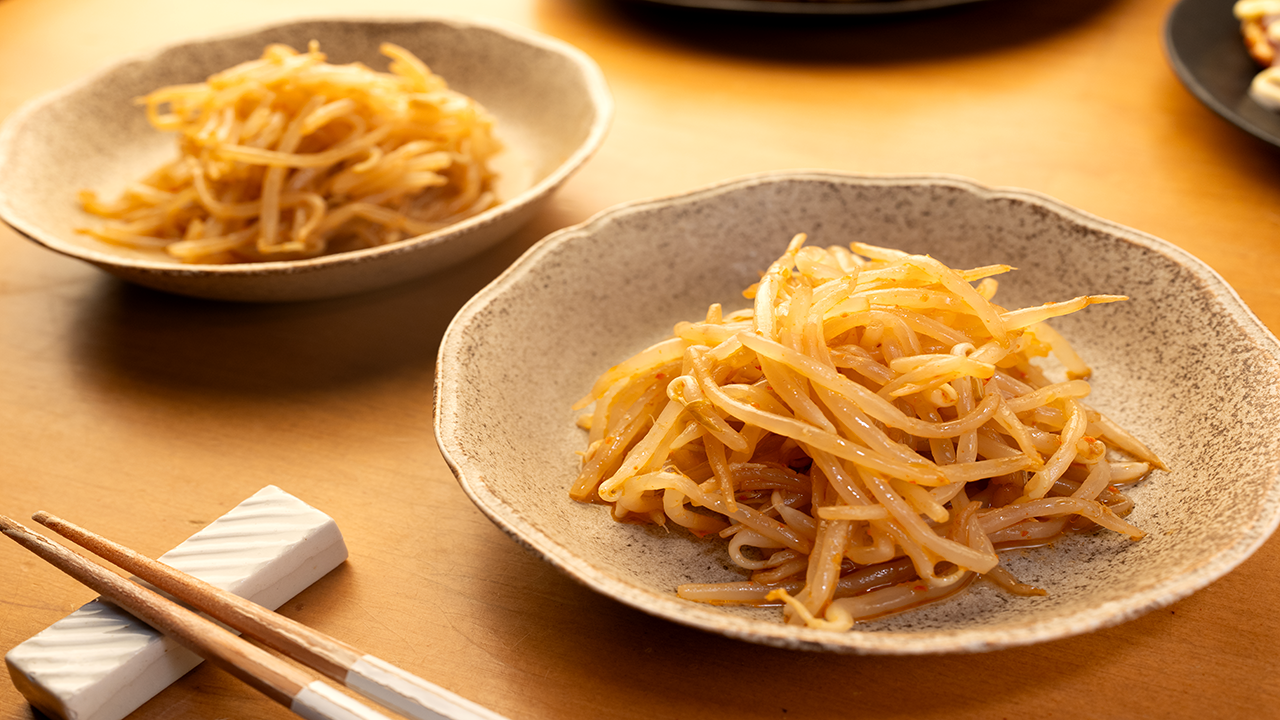 あと一品に】たった10分!いつでも作れて万能『ピリ辛もやし』（まいに