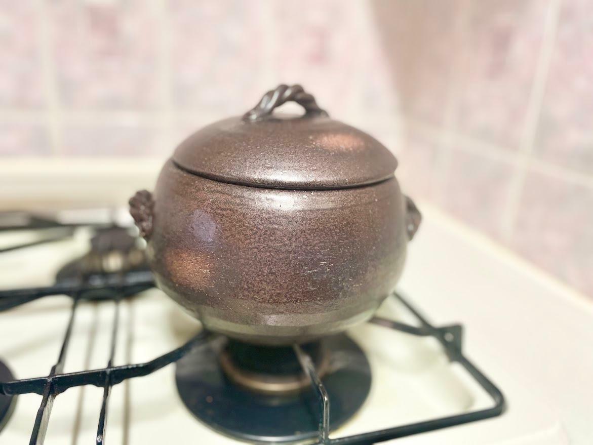 万古焼の炊飯用土鍋