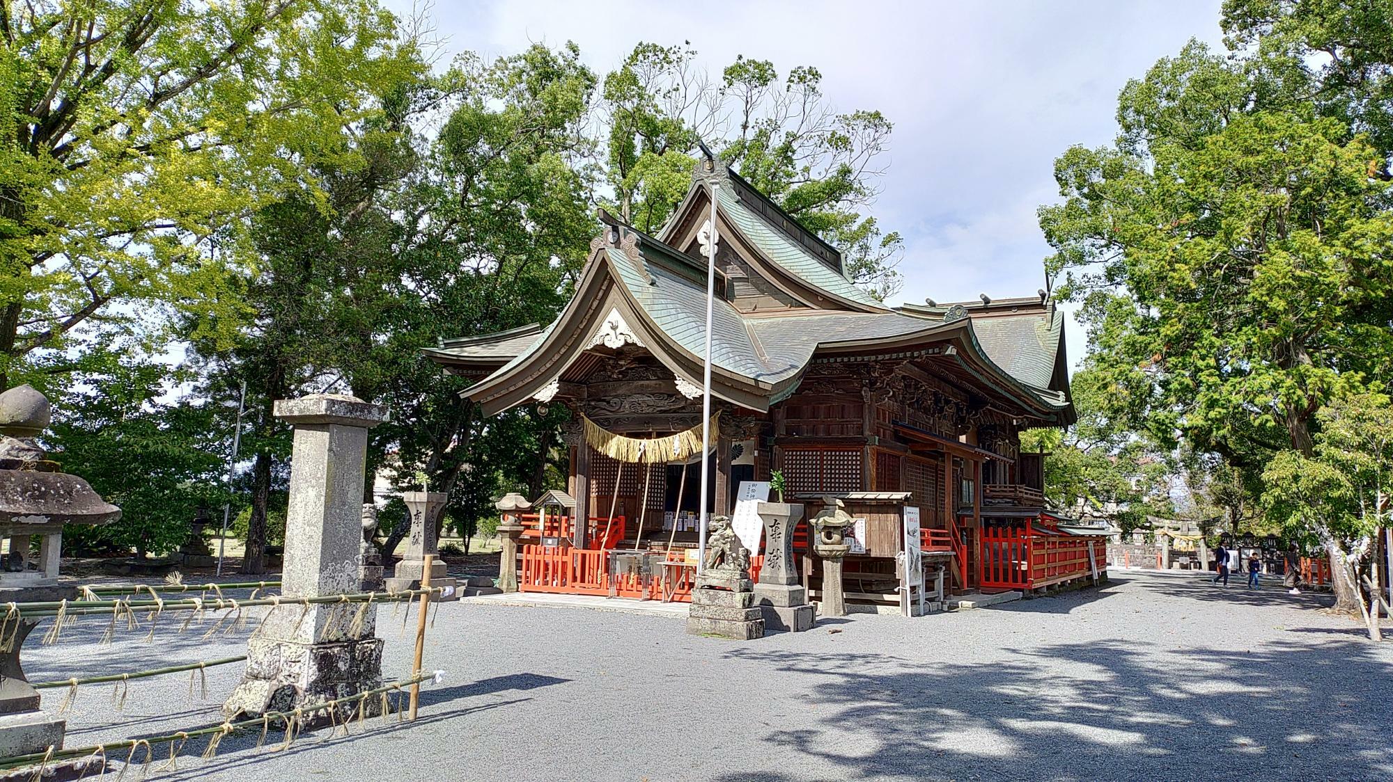 美奈宜神社の本殿