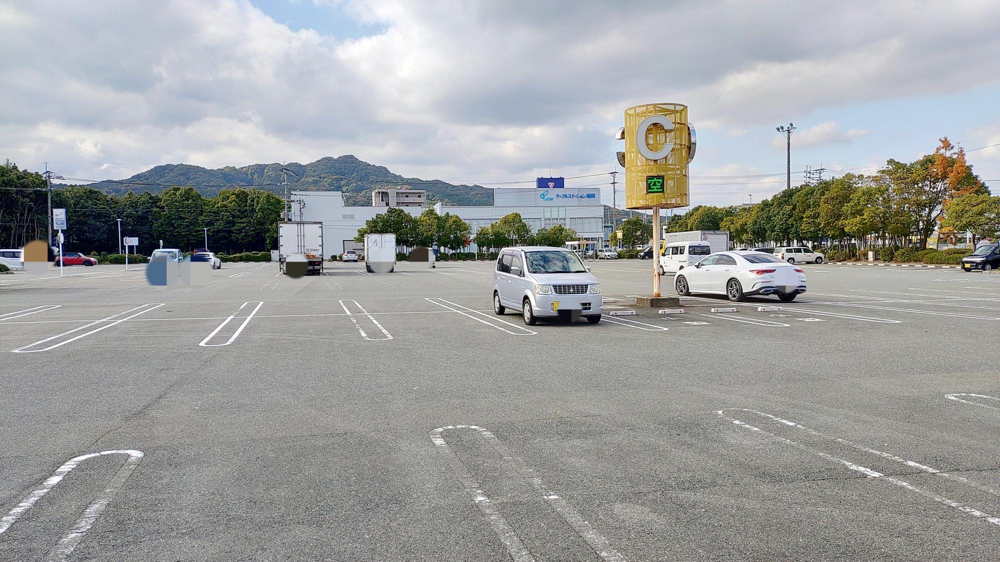 イオンモール筑紫野のC駐車場