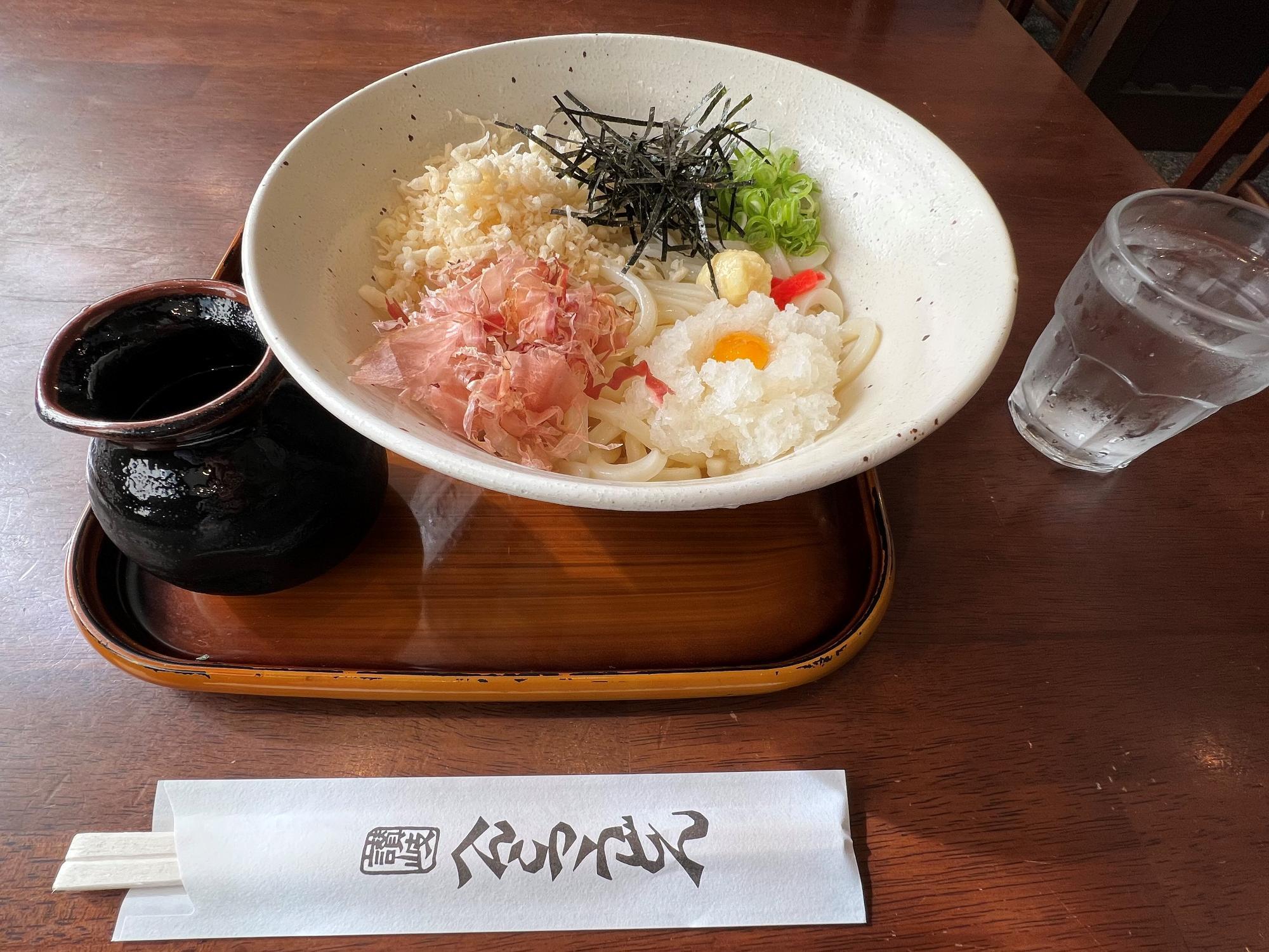 「へんこつうどん」真備店　おろしぶっかけうどん