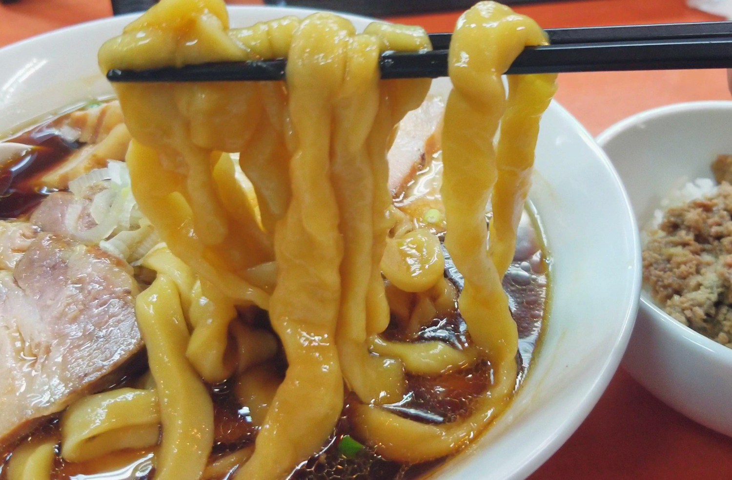 以前食べた時の麺