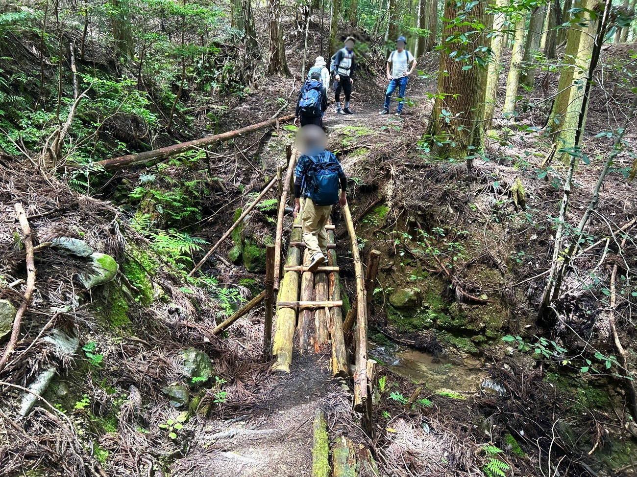 小川に架けられた橋