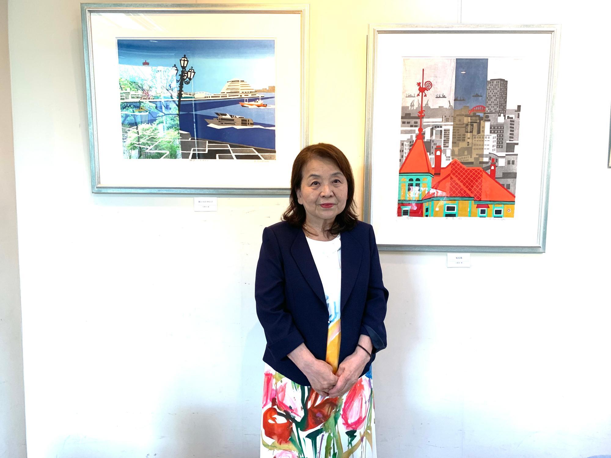 版画家　川西祐三郎氏 版画家 川西祐三郎氏 川西祐三郎展 ～版の軌跡～＠神戸市立