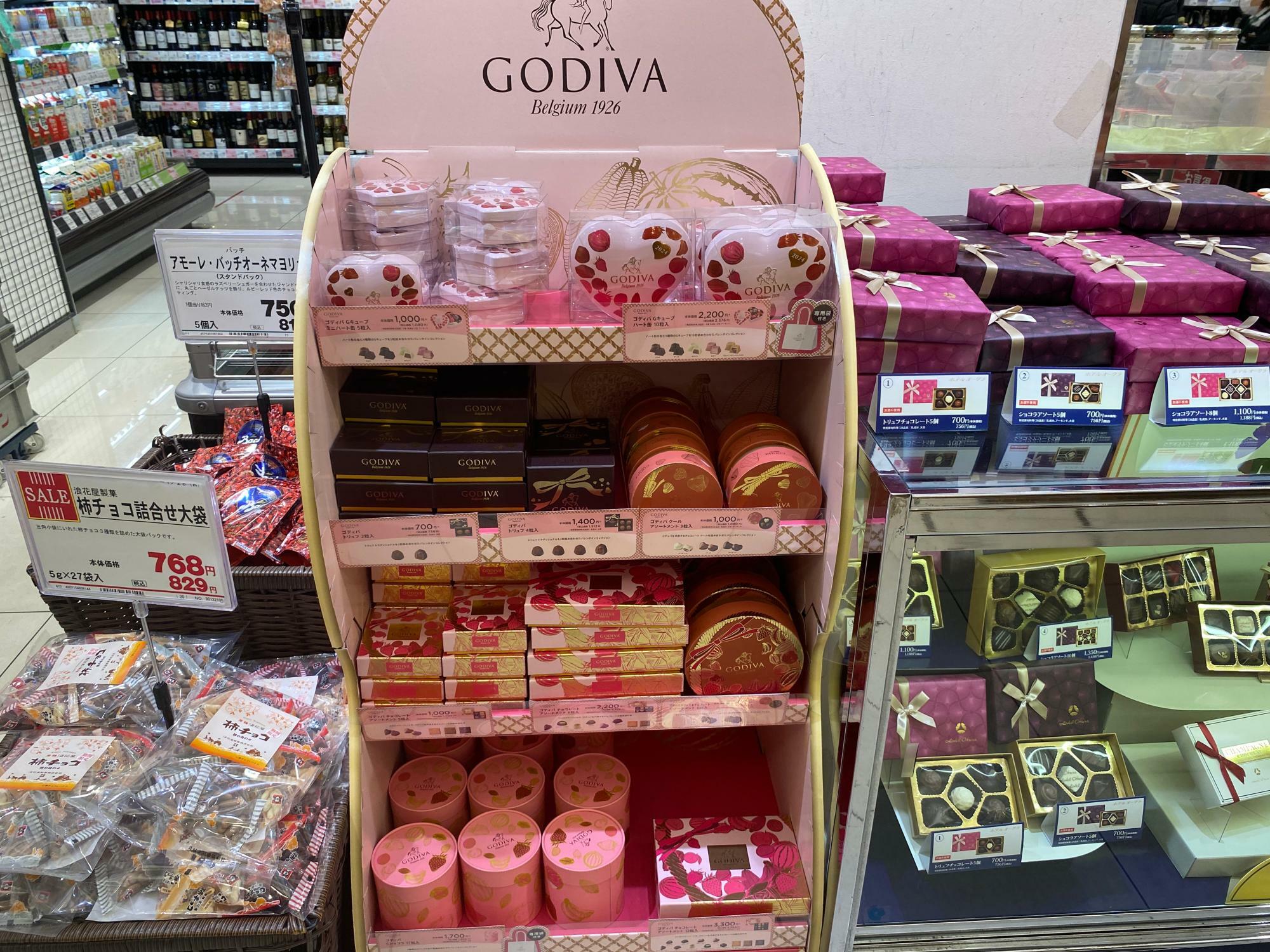 GODIVAのチョコレートは色あせない人気です！