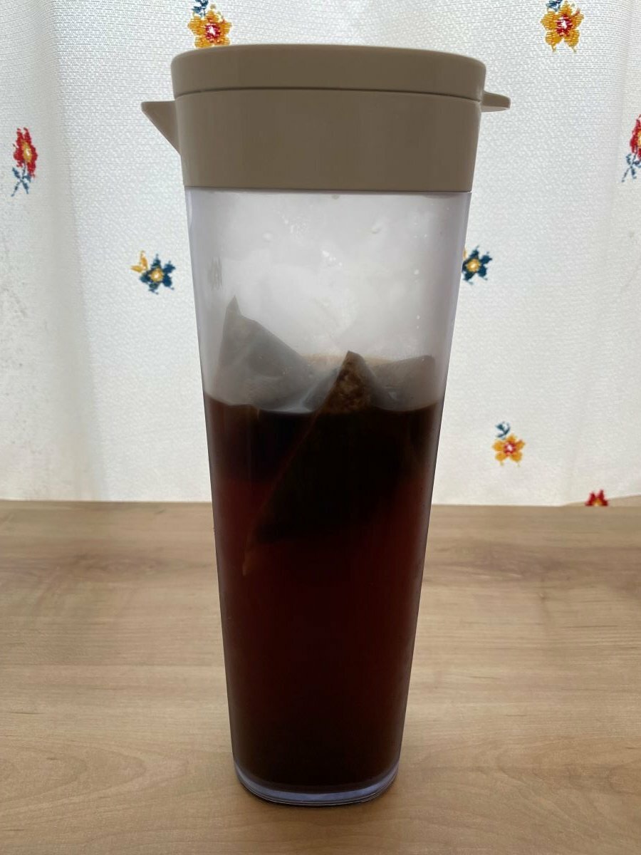 水出しコーヒーパック2袋使用