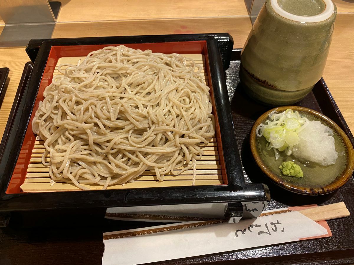 歯ごたえのあるお蕎麦