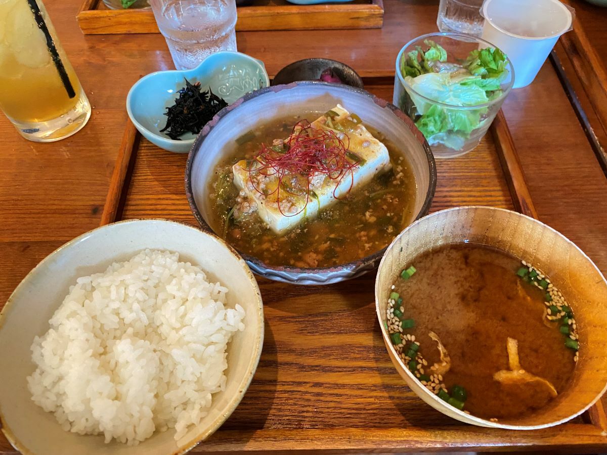 麻婆豆腐定食(950円）
