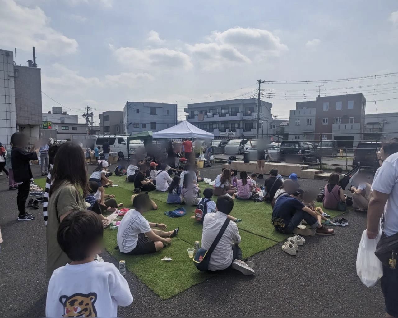 草魂祭の様子（提供：谷塚不動産様）