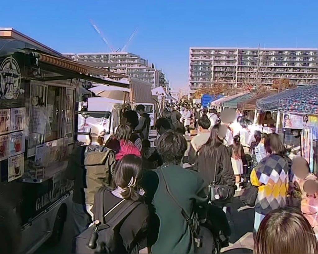 第4回松原団地記念公園フードフェスタ開催時の様子(提供：埼玉キッチンカーコミュニティ様)