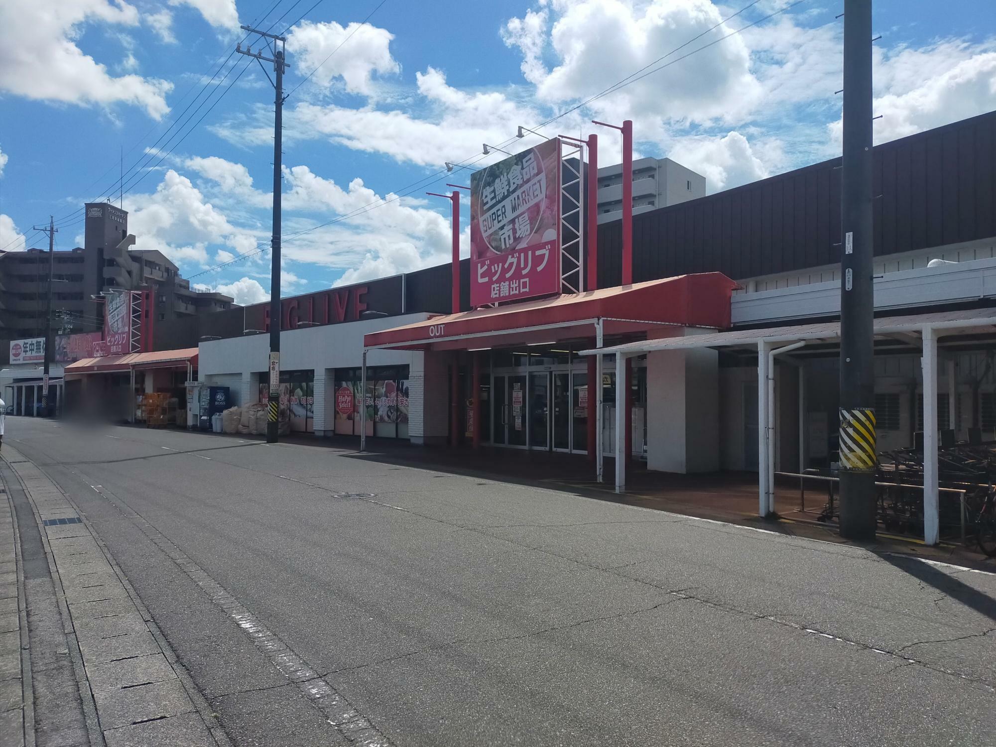 「ビッグリブ安城店」の外観