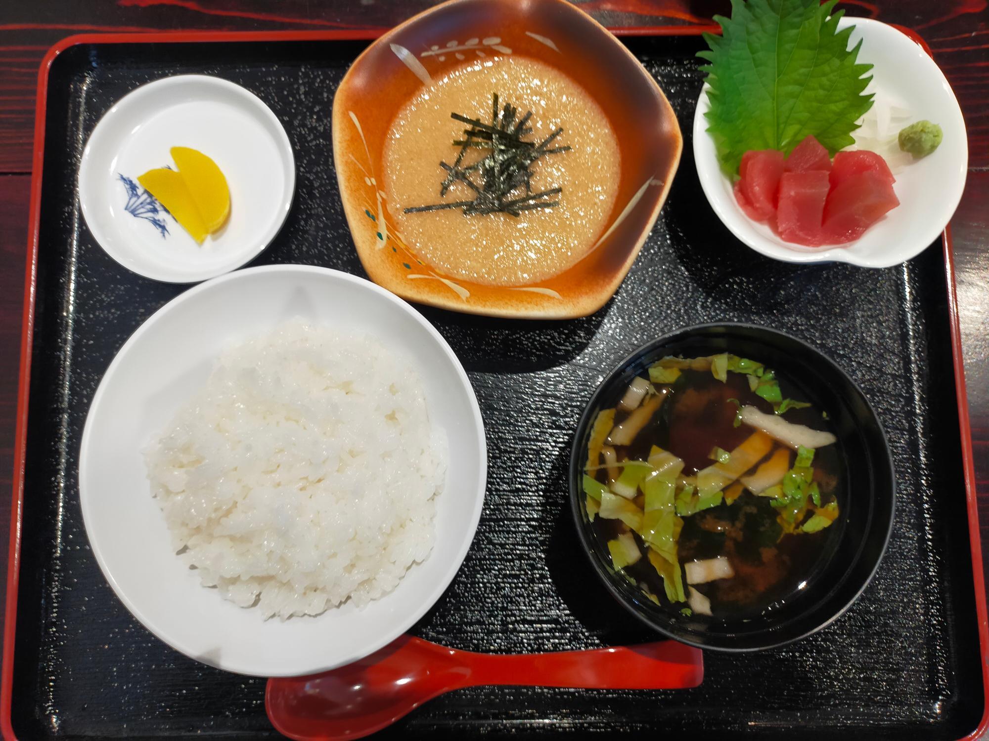 「わがせ」の「とろろ定食」