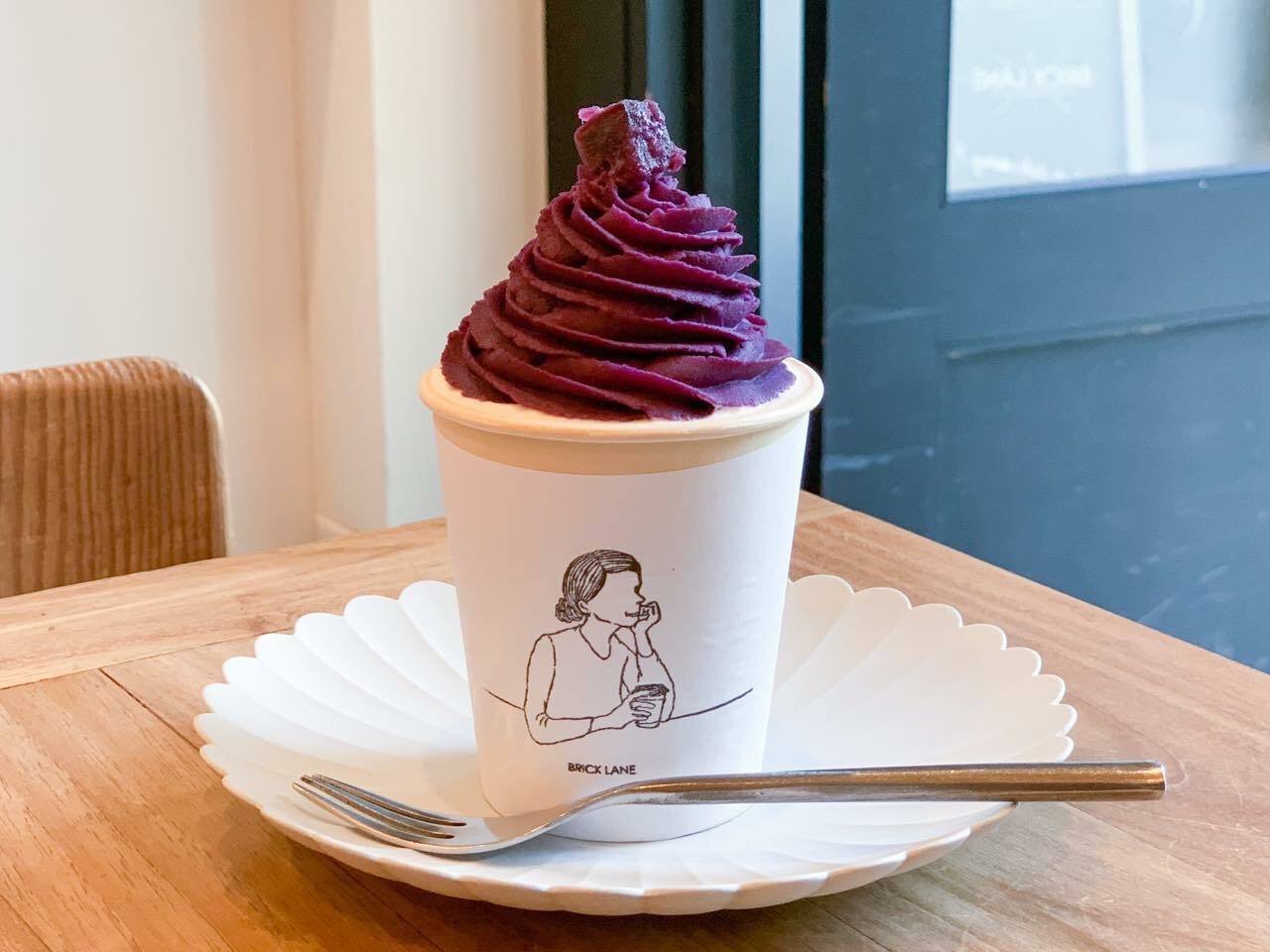 「紫芋のモンブラン」720円　