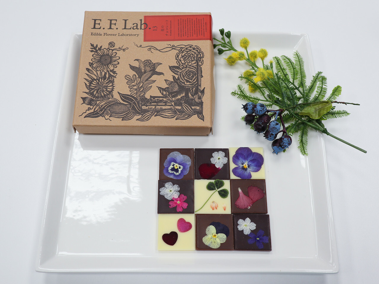 「MAAHA CHOCOLATE」　花のチョコレート（9種計9個入）3845円　店頭・WEBにて販売