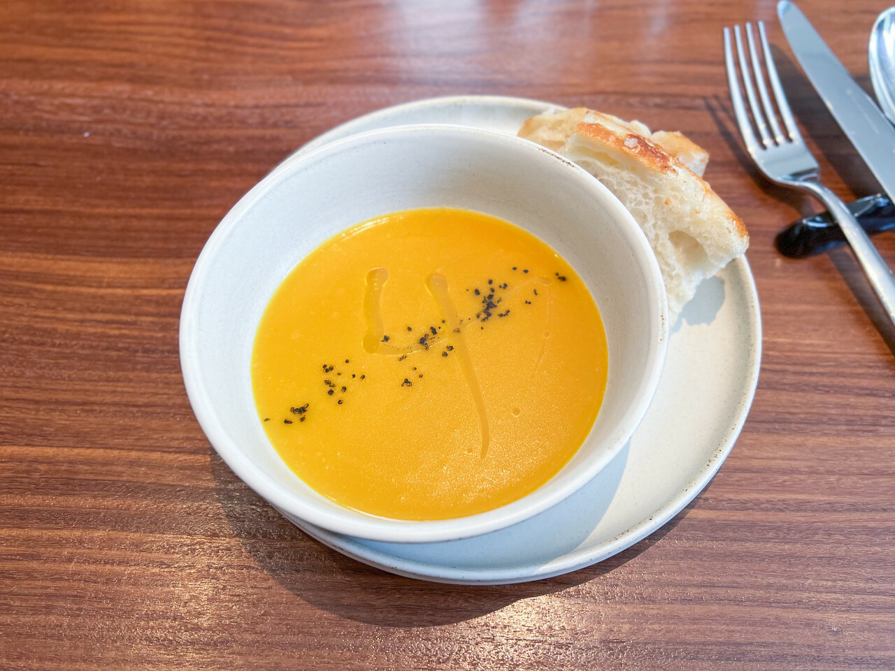 「かぼちゃのスープ」