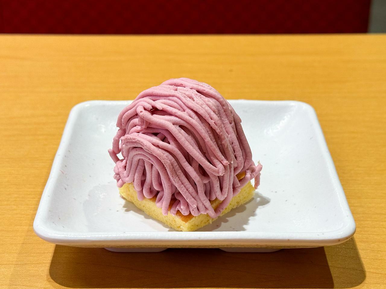 「ピンクの苺モンブラン」270円　販売期間：2024年3月6日（水）～　※通常販売品