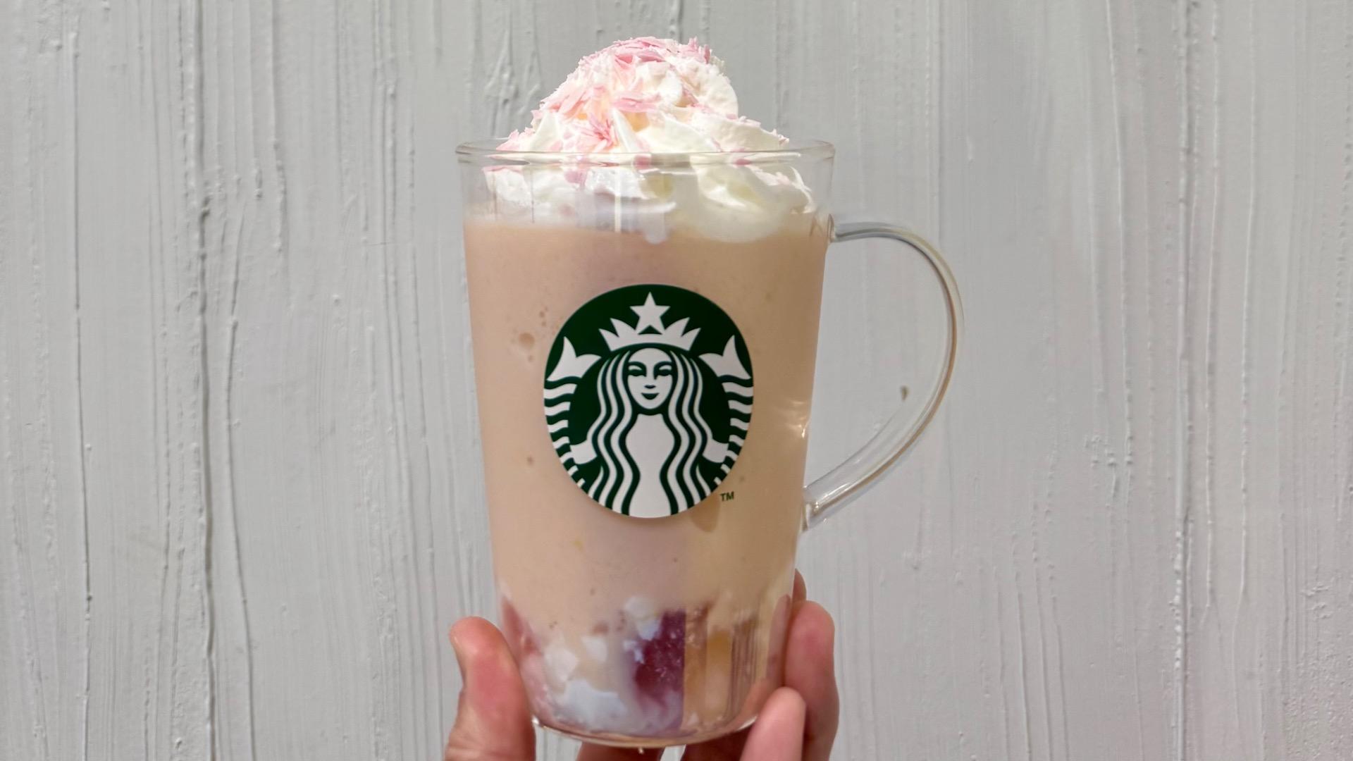 スタバ】桜咲くよ 白桃フラペチーノの厳選カスタマイズ3選！桜派も桃派