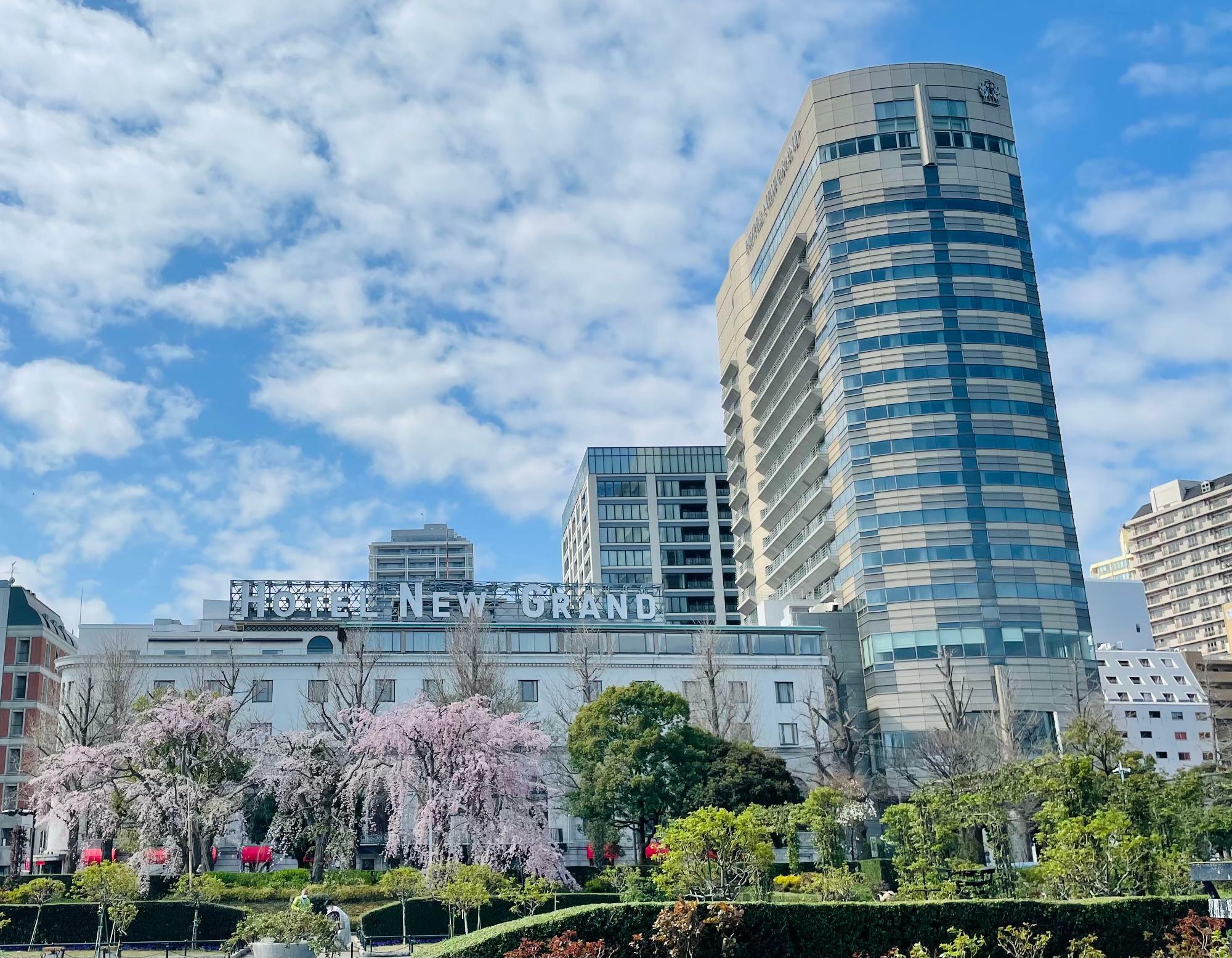 山下公園から見た ホテルニューグランド