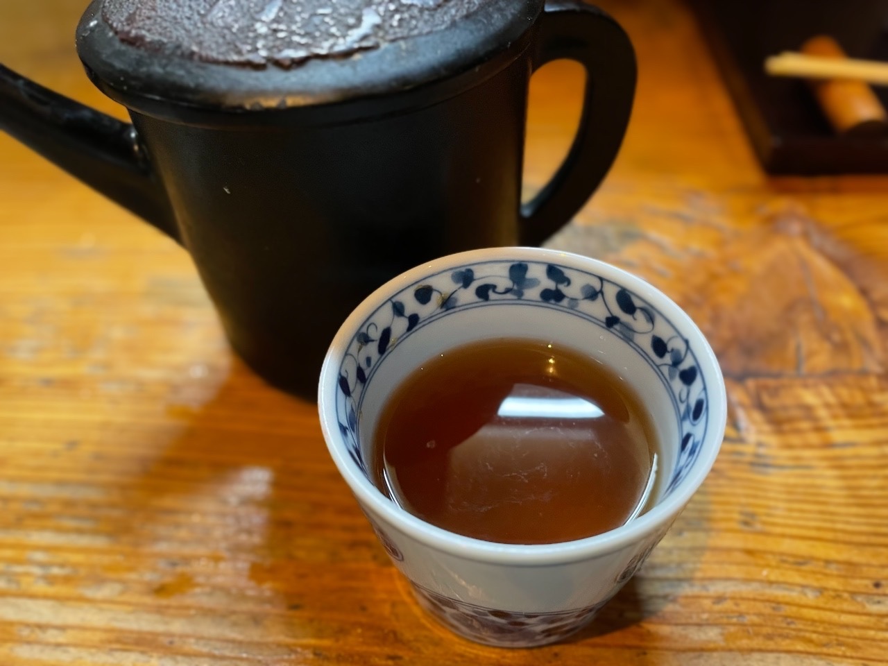 蕎麦屋の楽しみ、最後は蕎麦湯でしめくくる