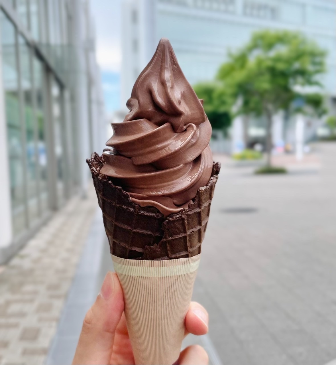 「生チョコソフトクリーム ビター」　税込500円