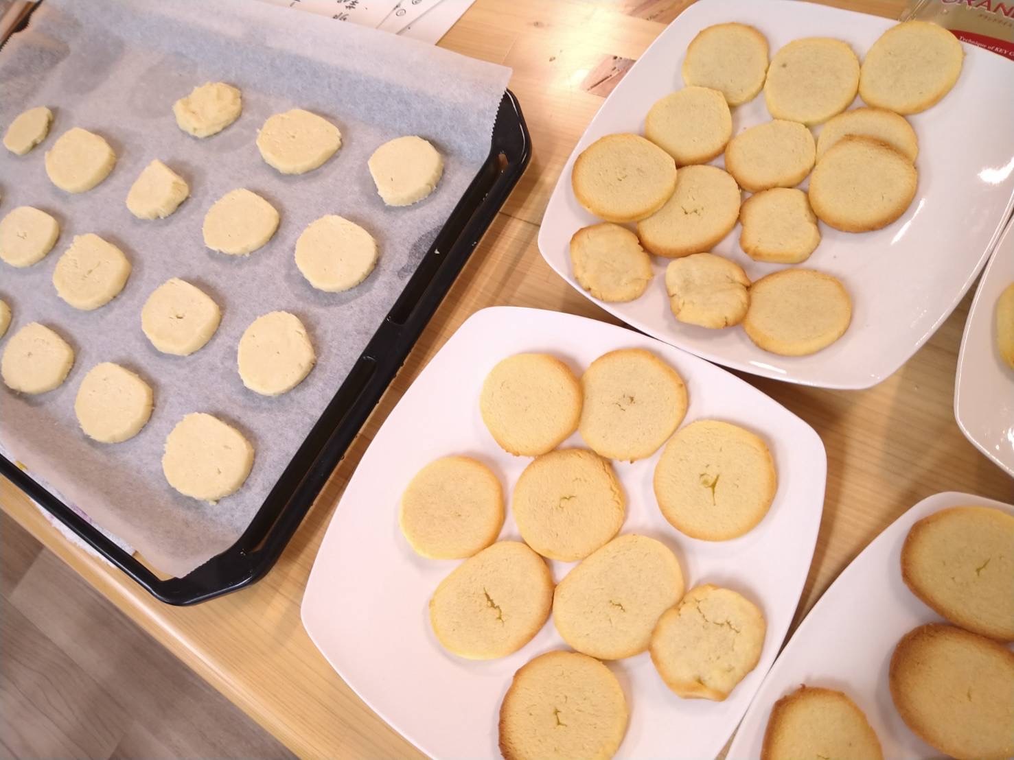 商品開発中のお芋クッキー　写真提供：「なぎ」